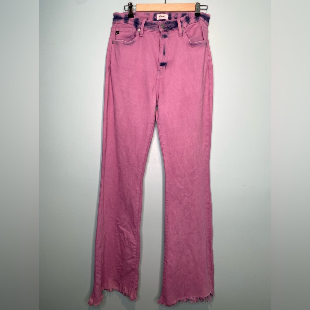 KanCan Nikki High-Rise Flare Jeans – Women’s Size 11 / 29 – Pink & Purple